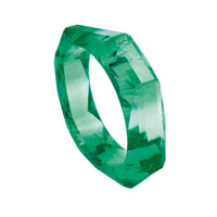 Susanna Emerald Faceted Acrylic Bangle