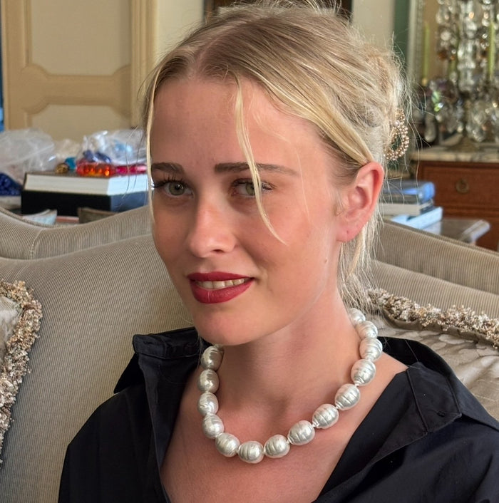 Marion Glass Baroque Pearl 20mm Necklace