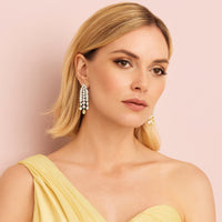 Mia Diamond And Canary Cacading Pierced Drops