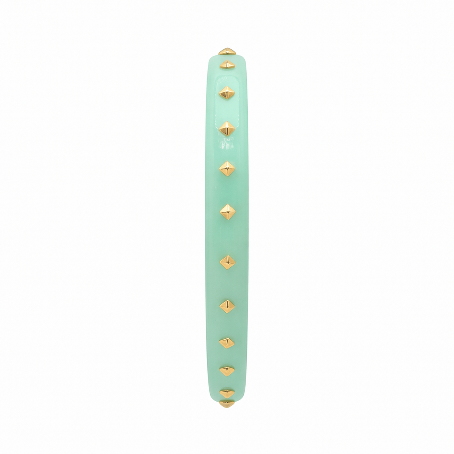Clementine Jade Resin Studded Bangle