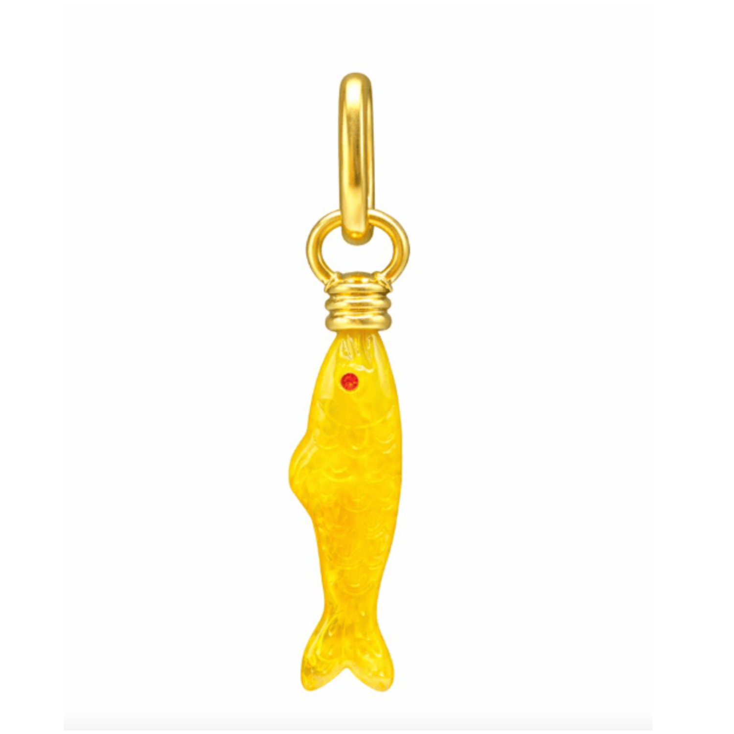 Yellow Fish Charm