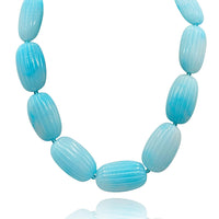 Renata Large Turquoise Resin Bead Choker