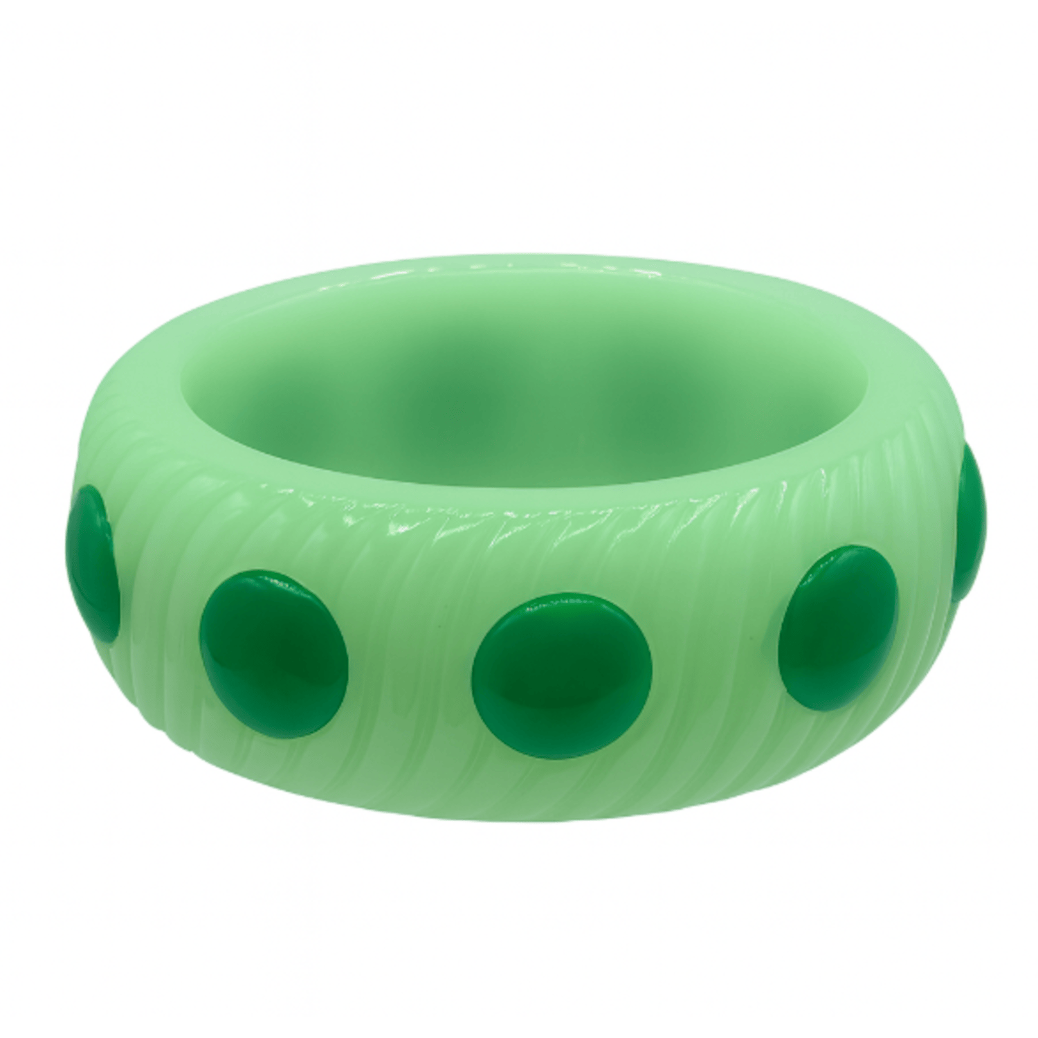 Michelle Light Jade And Dark Jade Bangle