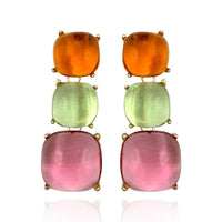 Multi-Color Lightweight Resin Pierced Earring