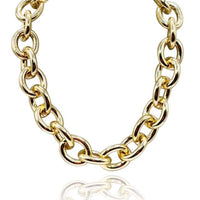 Gold Plated Brass Chain Necklace