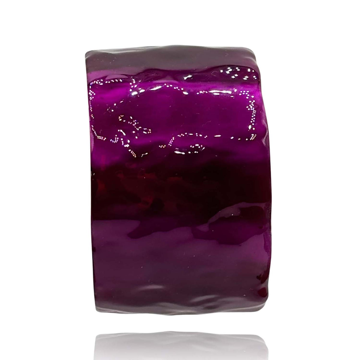 Deep Purple Handmade Resin Bracelet