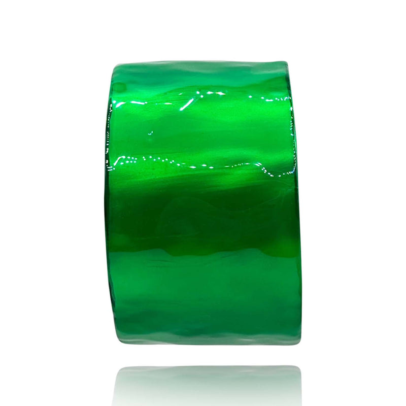 Emerald Green Handmade Resin Bracelet