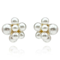 Pearl Cluster Earrings