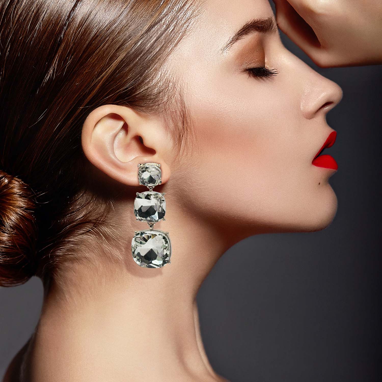 Filiberta Triple Cojín Forma Cristal Gota