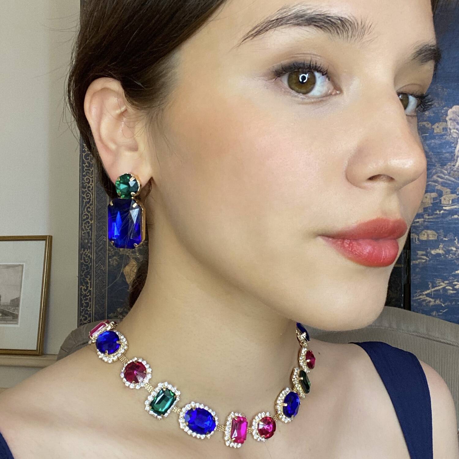 Maureen Multi Color Gemstone Necklace